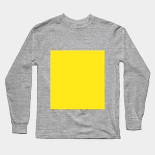 Yellow Neon Solid Color 2019 Long Sleeve T-Shirt